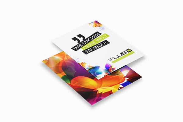PlusX_Druckprodukte_Flyer_colorful